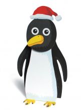 Penguin with christmas cap